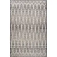 Photo of Gray and Beige Moroccan Distressed Area Rug