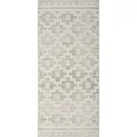 Photo of Gray and Beige Moroccan Distressed Area Rug