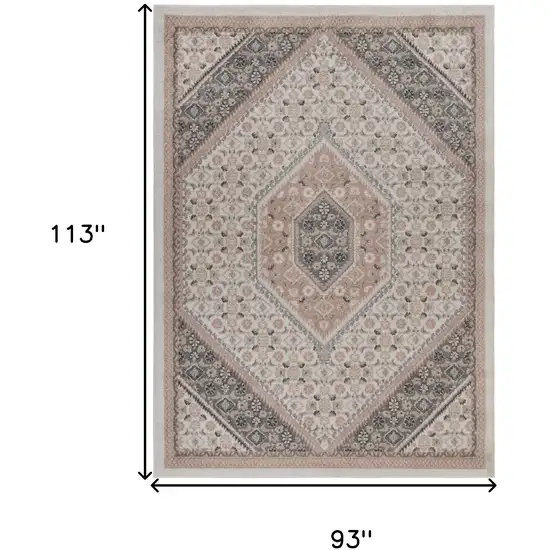 Gray and Ivory Area Rug Photo 3