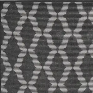 Photo of Gray and Brown Geometric Power Loom Area Rug