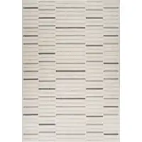 Photo of Gray and Cream Abstract Distressed Area Rug