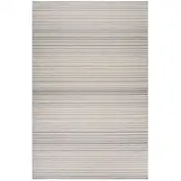 Photo of Gray and Ivory Abstract Area Rug