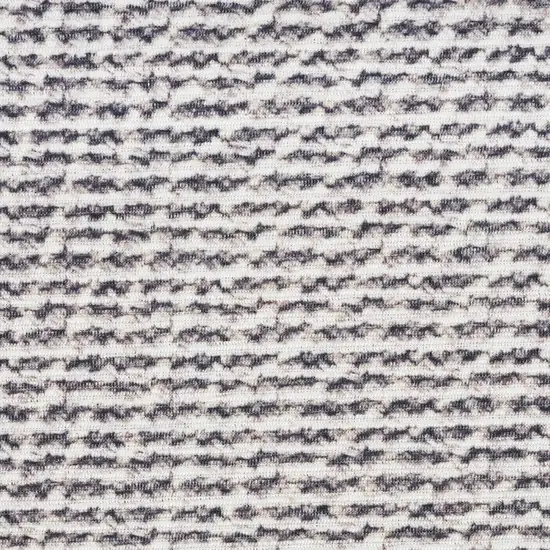 Gray and Ivory Abstract Power Loom Washable Non Skid Area Rug Photo 9