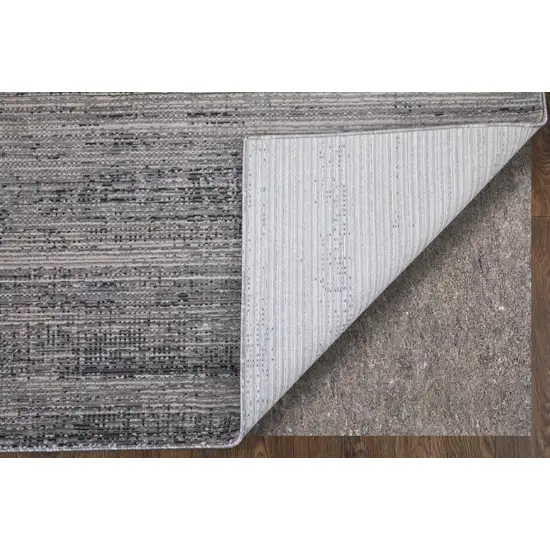 Gray and Ivory Power Loom Area Rug Photo 8