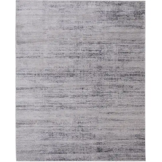 Gray and Ivory Power Loom Area Rug Photo 4