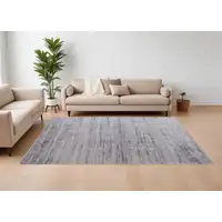 Photo of Gray and Ivory Power Loom Area Rug