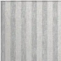 Photo of Gray and Ivory Striped Washable Non Skid Indoor Outdoor Area Rug