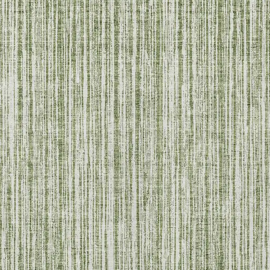 Green And Ivory Striped Washable Indoor Outdoor Area Rug Photo 4