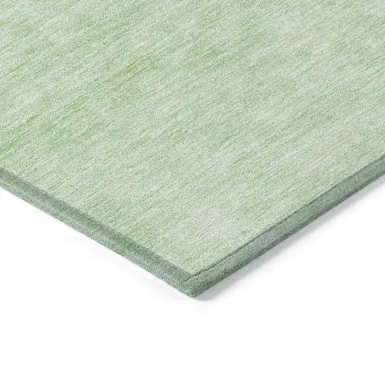 Green And Mint Green Abstract Washable Indoor Outdoor Area Rug Photo 4