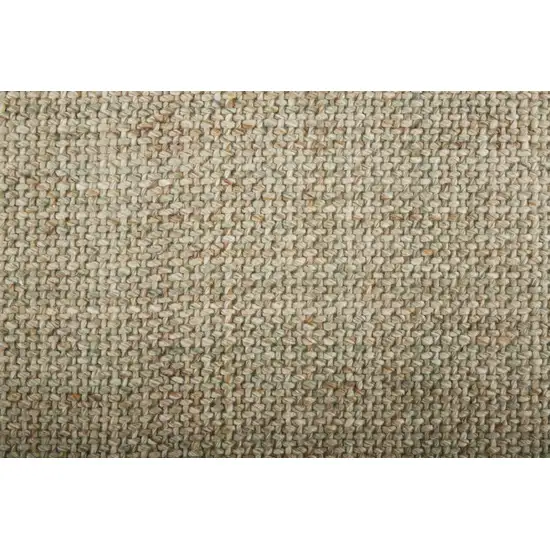 Green And Tan Hand Woven Area Rug Photo 9