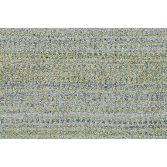 Green Blue And Tan Ombre Hand Woven Area Rug Photo 5