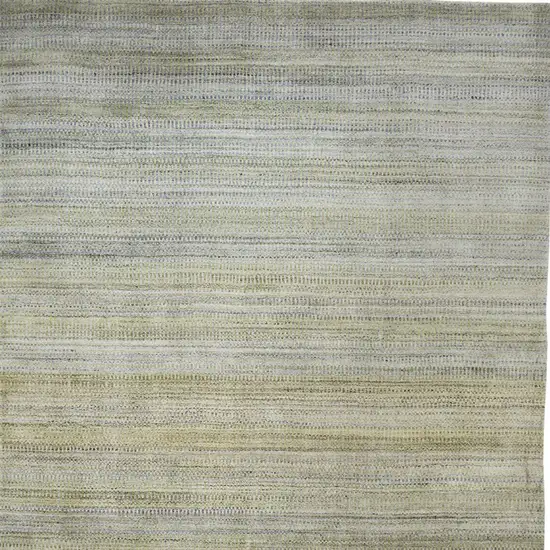 Green Blue And Tan Ombre Hand Woven Area Rug Photo 4