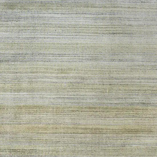 Green Blue And Tan Ombre Hand Woven Area Rug Photo 3