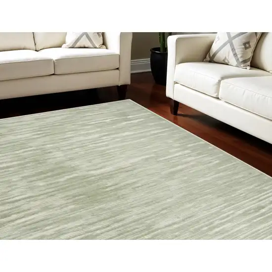 Green Geometric Area Rug Photo 1