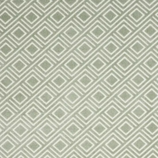 Green Geometric Area Rug Photo 7