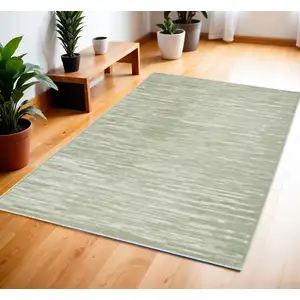 Photo of Green Geometric Area Rug