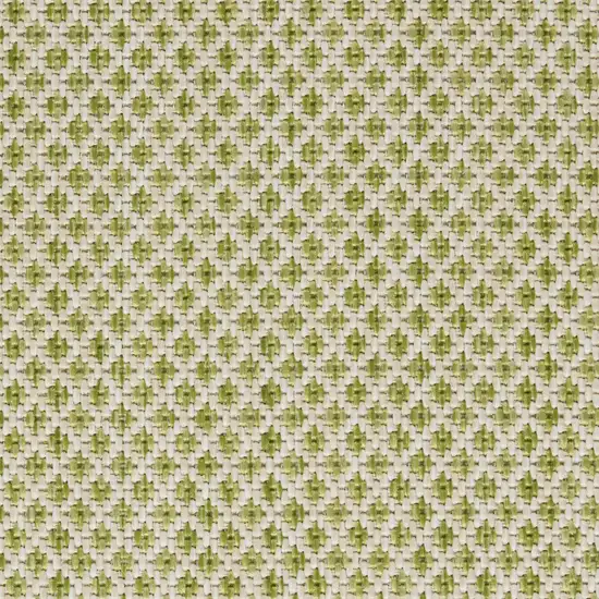 Green Geometric Power Loom Area Rug Photo 3