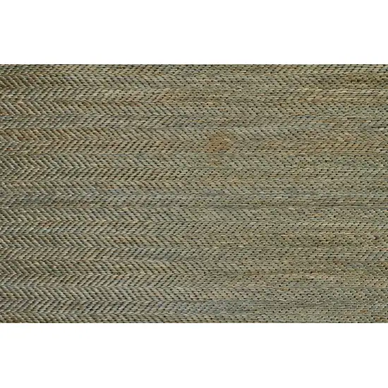 Green Gray And Tan Hand Woven Area Rug Photo 9