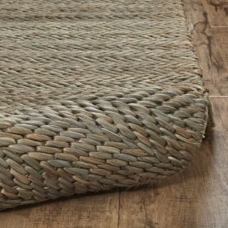 Green Gray And Tan Hand Woven Area Rug Photo 5