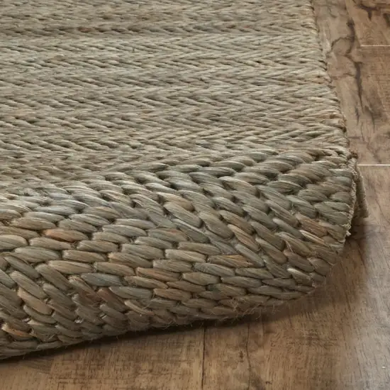 Green Gray And Tan Hand Woven Area Rug Photo 5