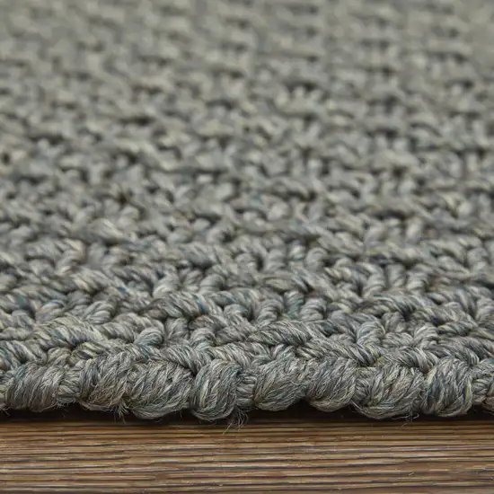 Green Hand Woven Area Rug Photo 9