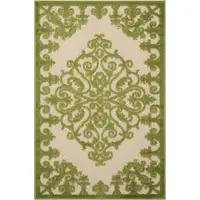 Photo of Green Medallion Indoor Outdoor Area Rug