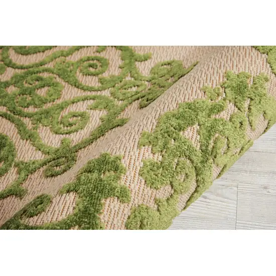 Green Medallion Indoor Outdoor Area Rug Photo 4