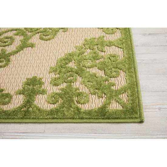 Green Medallion Indoor Outdoor Area Rug Photo 6