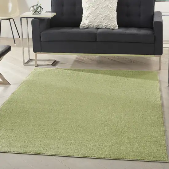 Green Non Skid Indoor Outdoor Area Rug Photo 7