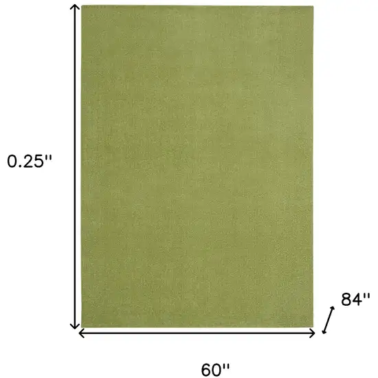 Green Non Skid Indoor Outdoor Area Rug Photo 5