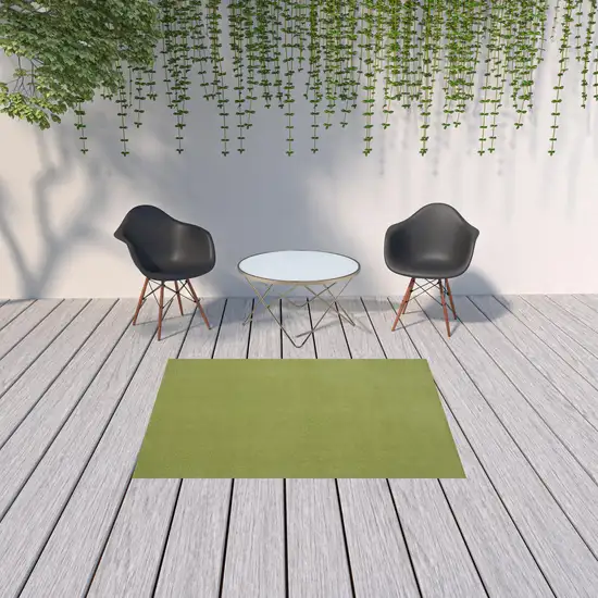 Green Non Skid Indoor Outdoor Area Rug Photo 2