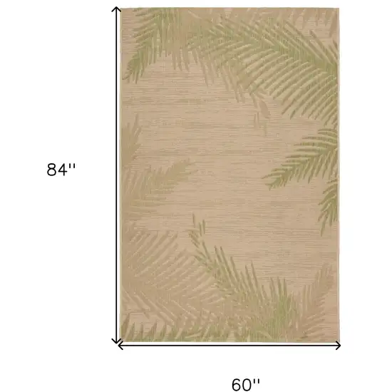 Green Palms Indoor Outdoor Area Rug Photo 12