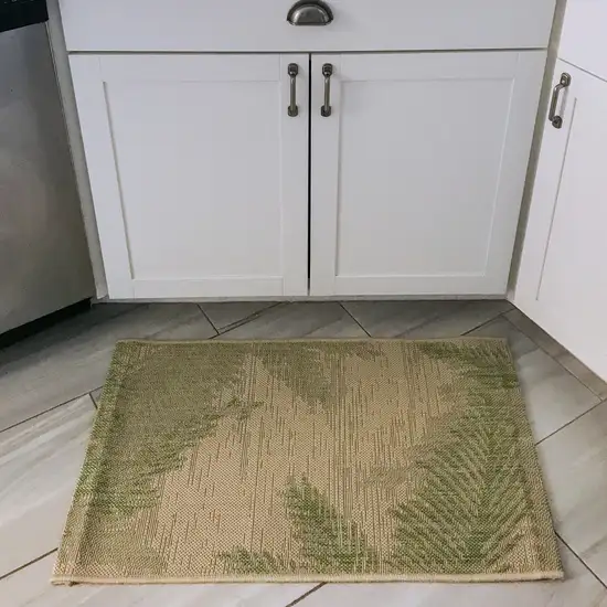 Green Palms Indoor Outdoor Scatter Rug Photo 8