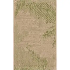 Photo of Green Palms Indoor Outdoor Scatter Rug