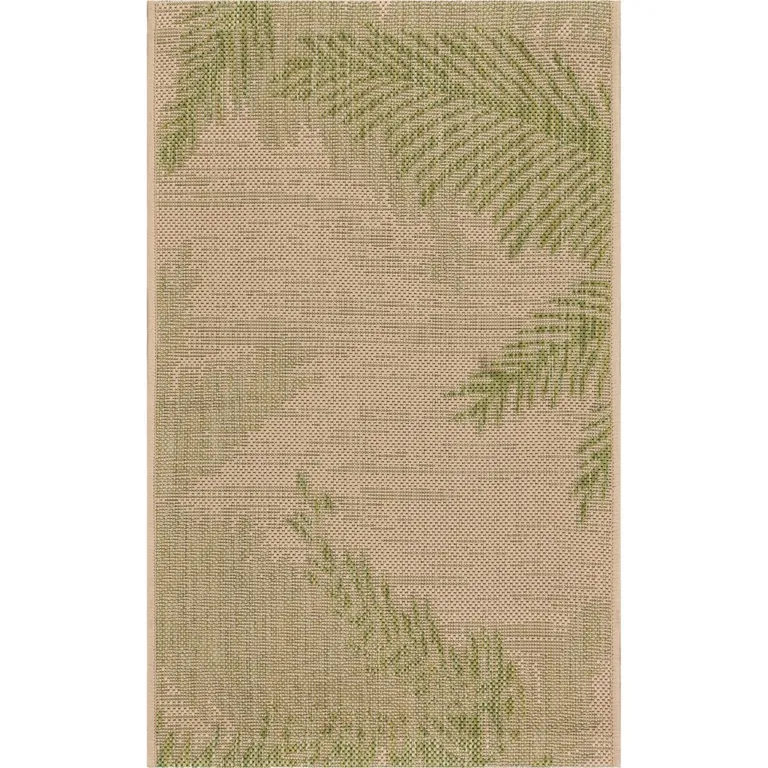 Green Palms Indoor Outdoor Scatter Rug Photo 1