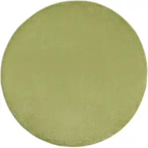 Photo of Green Round Non Skid Indoor Outdoor Area Rug