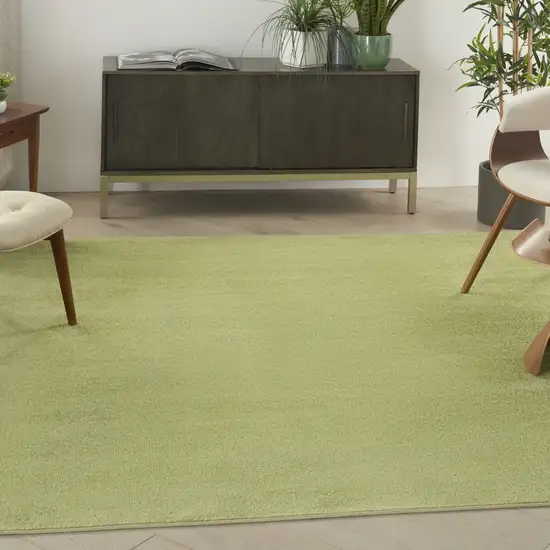 Green Square Non Skid Indoor Outdoor Area Rug Photo 7