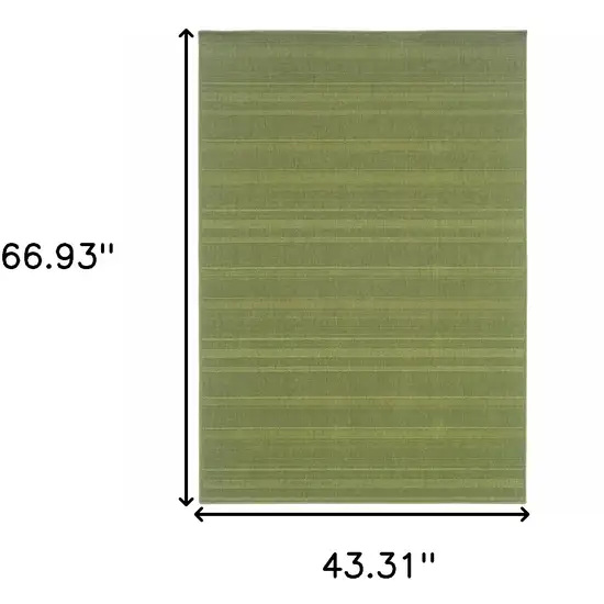 Green Stain Resistant Indoor Outdoor Area Rug Photo 7