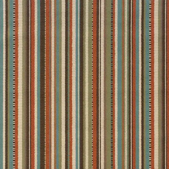 Green and Brown Striped Indoor Outdoor Area Rug Photo 4