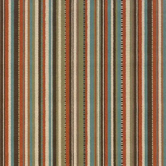 Green and Brown Striped Indoor Outdoor Area Rug Photo 4