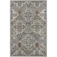 Photo of Green and Ivory Floral Power Loom Area Rug