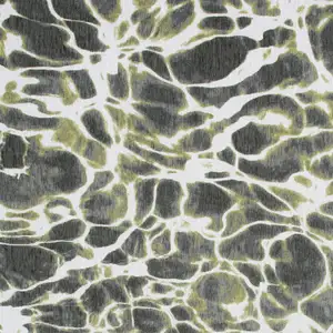 Photo of Green and White Abstract Non Skid Area Rug