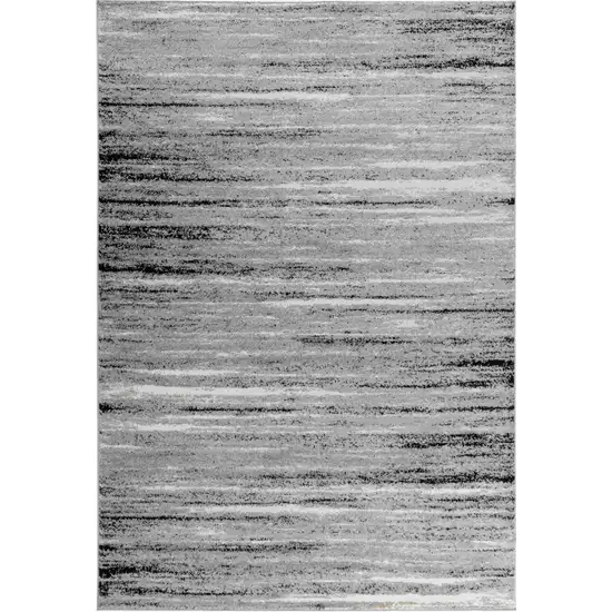 Grey Abstract Area Rug Photo 4