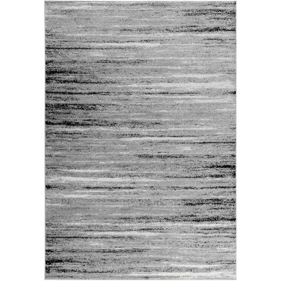 Grey Abstract Area Rug Photo 5