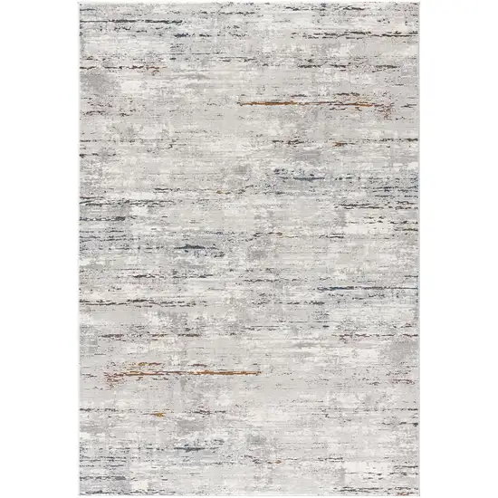 Grey Abstract Area Rug Photo 3