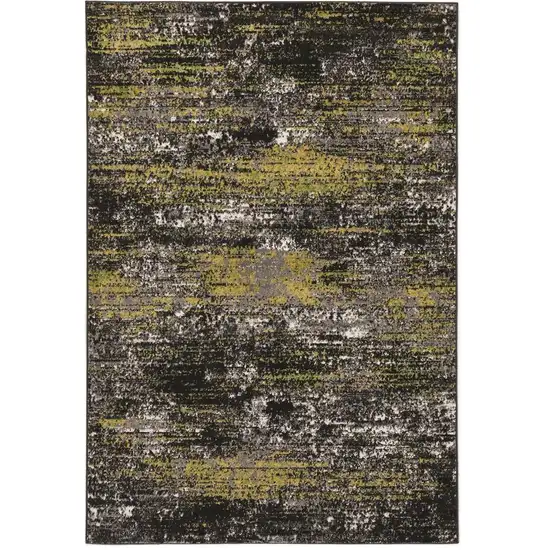 Grey Abstract Design Indoor Area Rug Photo 2