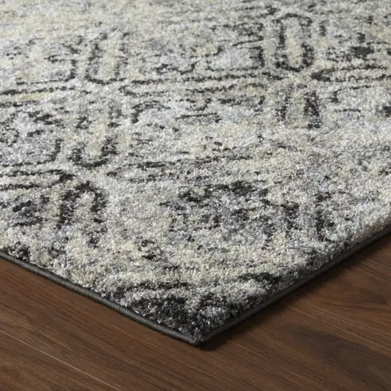 Grey Diamond Area Rug Photo 4