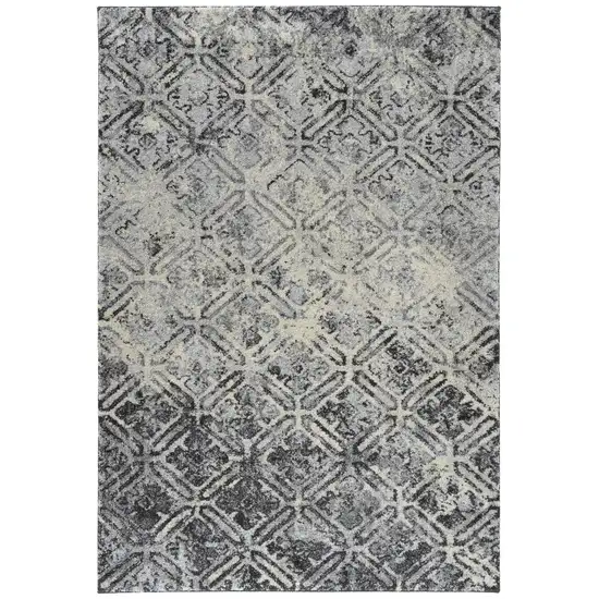 Grey Diamond Area Rug Photo 1