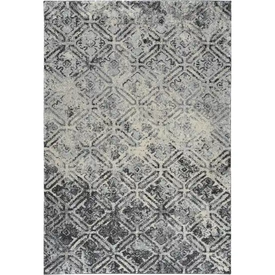 Grey Diamond Area Rug Photo 4