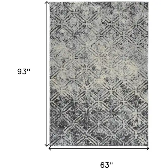 Grey Diamond Area Rug Photo 7